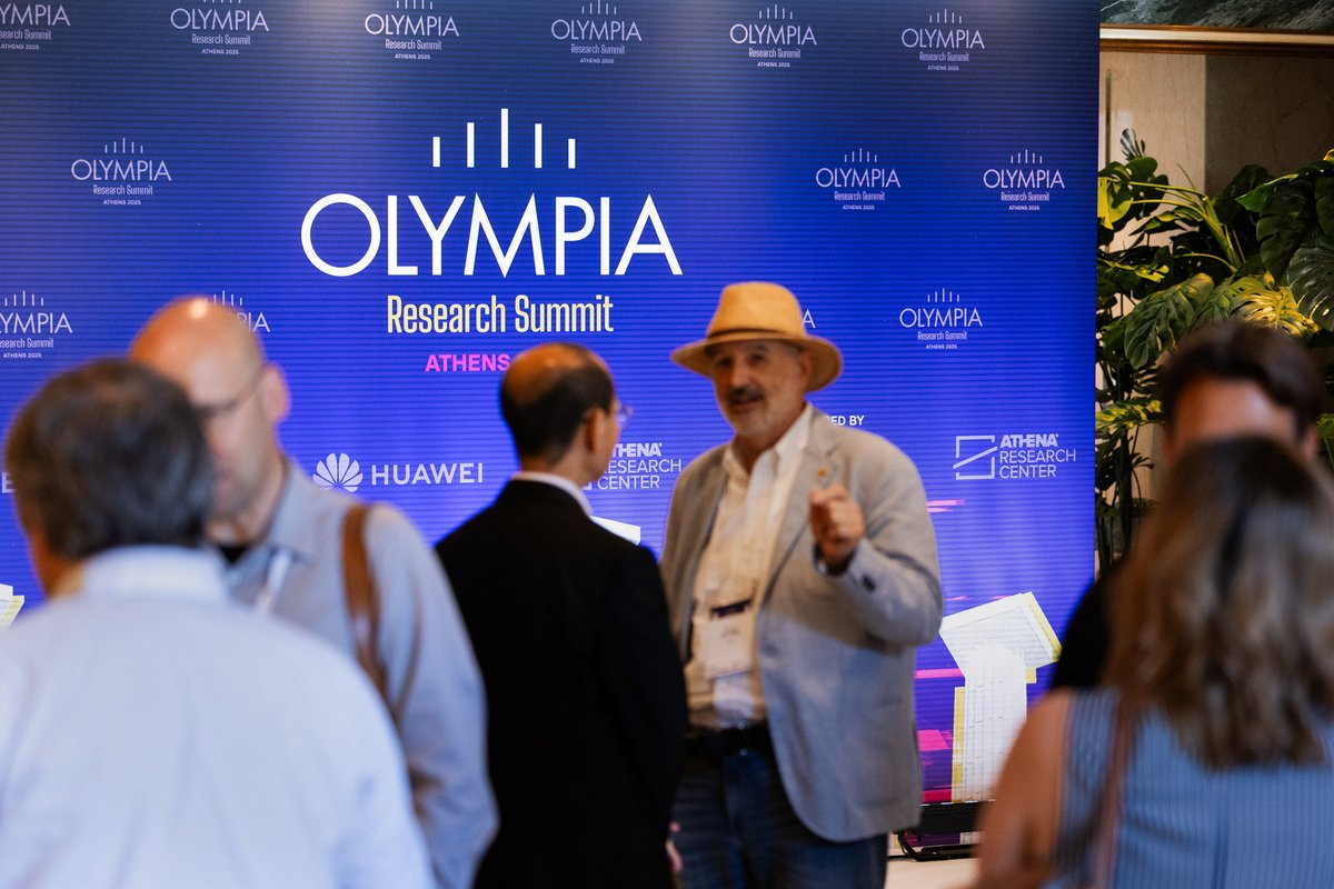 athenaRICinfo's tweet image. 🔍 At #OlympiaResearchSummit 2025, leading minds in AI, data & systems gather to share insights, inspire ideas, and shape the future of research. Organized by Athena Research Center, supported by Huawei.
#AthenaRC #AI #BigData #MachineLearning