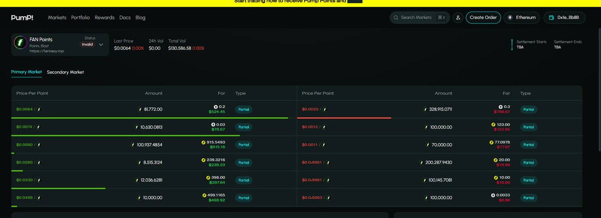 Zama ๐ฎ๐งโโ๏ธ ๐๐ (@zamma3) on Twitter photo Alll this talk of the $loud token price lead me to <a href="/pumpmarkets/">Pump!</a> . Site seems dead but appears people were selling <a href="/fantasy_top_/">fantasy.top</a> $fan points for 0.006. (Everyone knows $Fan is worth 1$) but I would bag a sweet $12k if these markets came back. Over to you <a href="/WhalesMarket/">Whales Market ๐ณ</a> Alll this talk of the $loud token price lead me to <a href="/pumpmarkets/">Pump!</a> . Site seems dead but appears people were selling <a href="/fantasy_top_/">fantasy.top</a> $fan points for 0.006. (Everyone knows $Fan is worth 1$) but I would bag a sweet $12k if these markets came back. Over to you <a href="/WhalesMarket/">Whales Market ๐ณ</a>