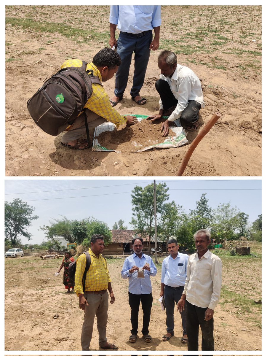 વર્ષ 2025-26 માં પ્રધાનમંત્રી રાષ્ટ્રીય કૃષિ વિકાસ યોજના - સોઈલ હેલ્થ અને ફર્ટીલીટી યોજના અંતર્ગત જમીનના નમૂના એકત્રીકરણ માટે પેટા વિભાગના તાલુકાઓમાં ફિલ્ડ વિઝિટ કરીને જરૂરી માર્ગદર્શન ગ્રામસેવકોને આપ્યું.