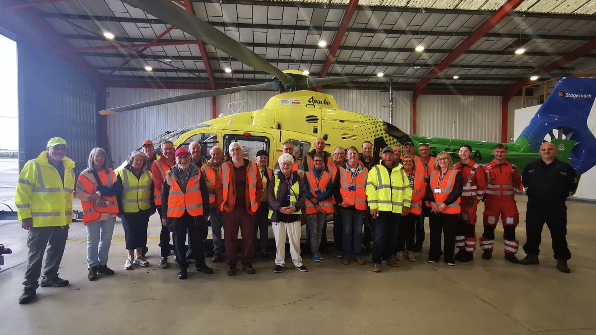 It was great to have members from the MX-5 Owners Club, Grampian, visit our Aberdeen base recently. 

The group requested a donation bucket and have raised £440. Thank you for the fantastic support 🙏🚁

#Scotland #SCAA #airambulance #Aberdeen #donation