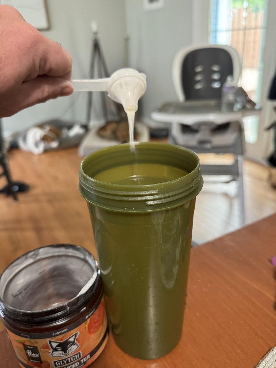 Starting the day off right! <a href="/GLYTCHEnergy/">GLYTCH Energy</a> #glytchfam