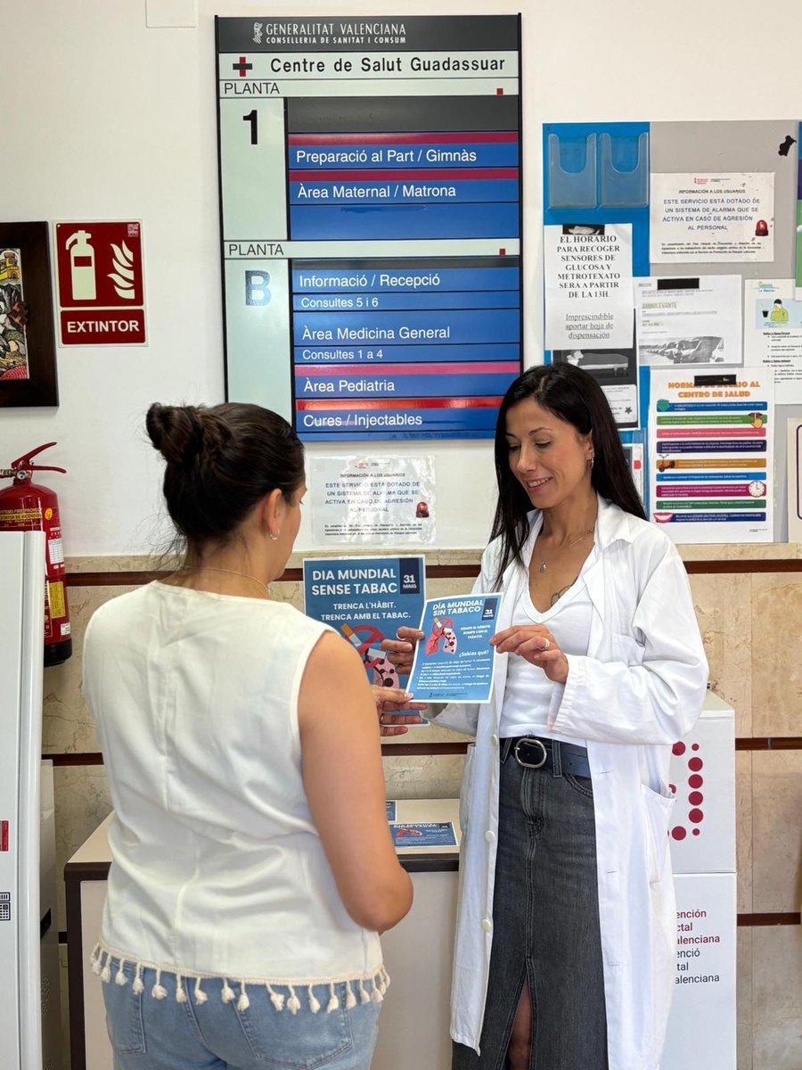 🚭💥 Dia Mundial Sense Tabac en el Departament de Salut de La Ribera (2)

#HospitalLaRibera #DíaMundialSinTabaco #RompeElHábito #DejaElTabaco #SaludRespiratoria #Neumología