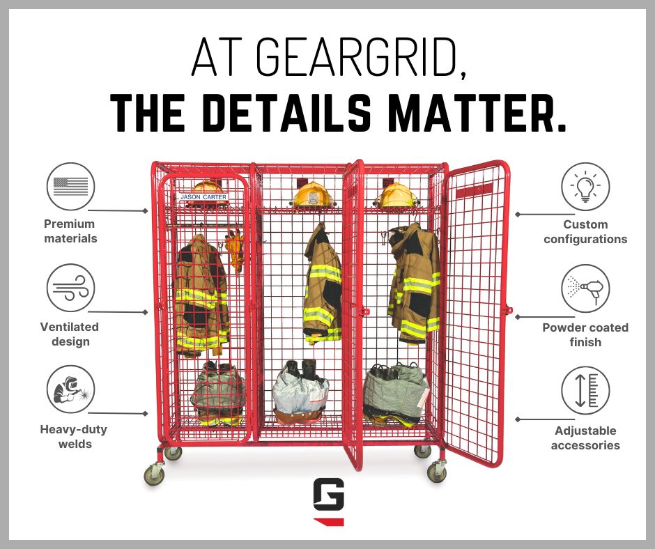 Because when you're storing life-saving gear, the little things aren't little.