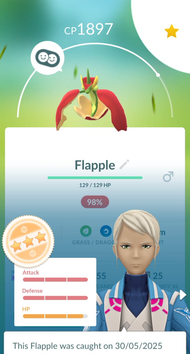 3t105's tweet photo. evolved the 🍎🍏
#pokemon #pokemongo #ポケモンGo #flapple https://t.co/WrHZ5AngLX