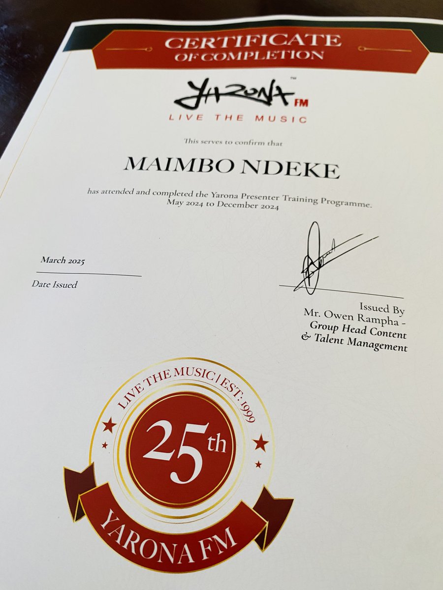 Did a thing today! Officially ready to take over your airwaves all thanks to <a href="/yaronafm/">Yarona FM</a> ❤️ and Owen Rampha for training me ✨