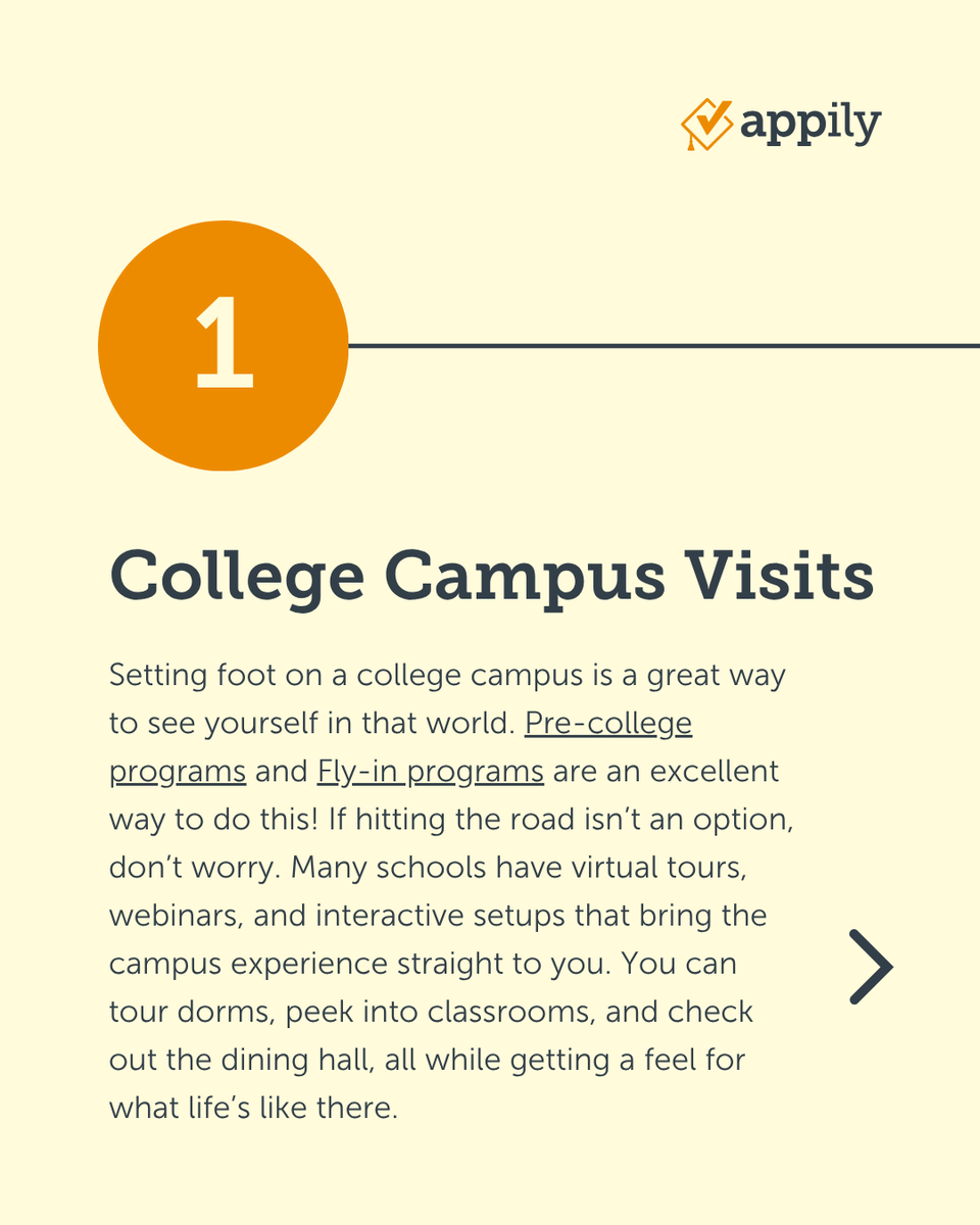 AppilyCom's tweet image. Starting college as a first-generation student can feel overwhelming, but here are a few tips to set you up for success. 💡

#FirstGenerationStudent #CollegeTips #StudentTips