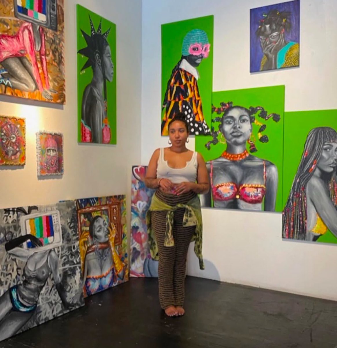 cauctease's tweet image. Featured Artist @ Prolific’s Souled Out Gallery 
Work will be displayed until 6/17 Pop Out for a dope closing reception. Buy some art ! Support local go global. 

Jalix Delacruz #plugin