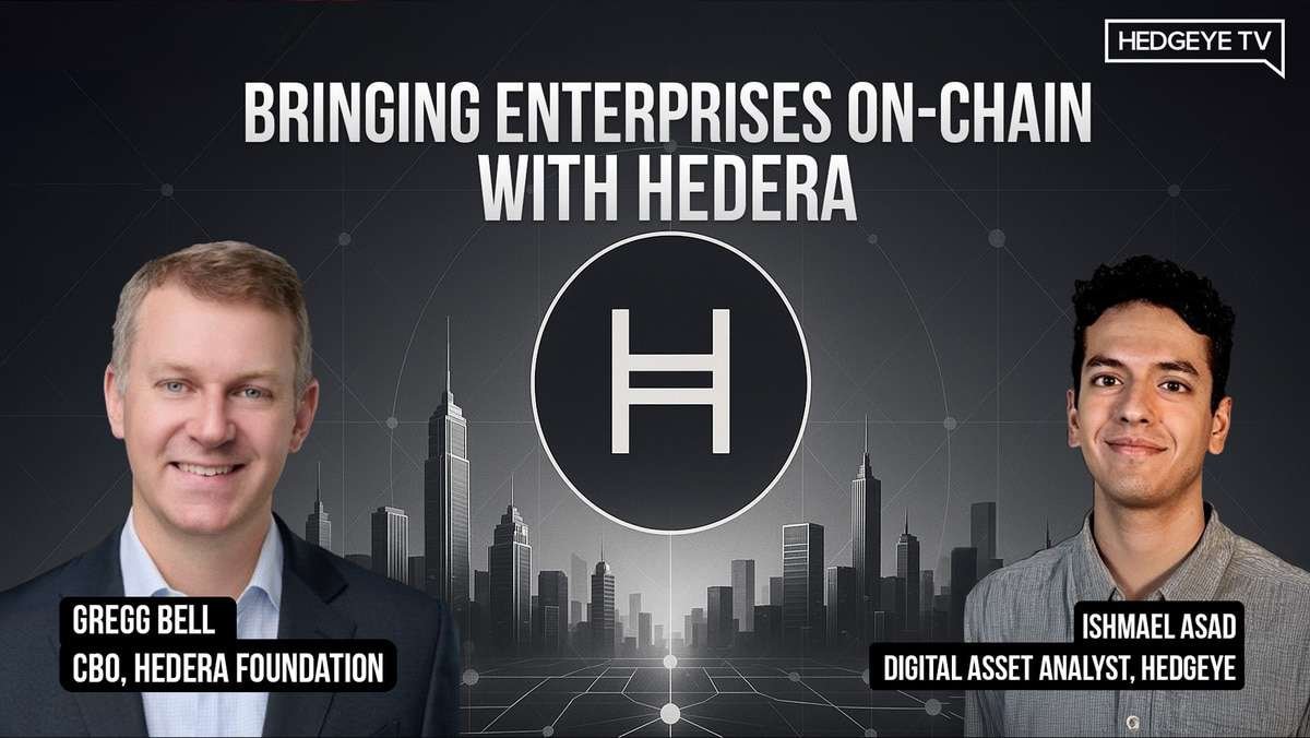 HEDigitalAssets's tweet photo. LIVE IN-PERSON CONVERSATION WITH GREGG BELL, CBO @ THE HEDERA FOUNDATION  - Next Wednesday, June 4th‼️

Crypto is moving on from hype and memes to real-world use cases. Hedera (HBAR), the 20th largest crypto by market cap, is a public-permissioned Layer 1 blockchain designed for enterprise applications. 

We'll be exploring RWA tokenization and institutional adoption trends for Hedera, and blockchain beyond.

@hedera @HederaFndn @GregoryLBell 

#Crypto #RWA #Tokenizaton #Hedera #HBAR #L1