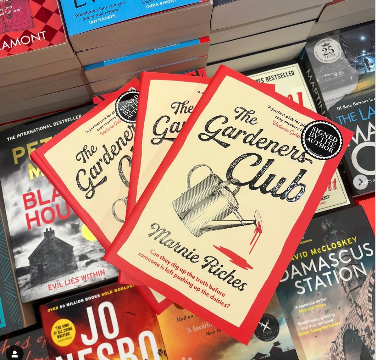 If you're in Manchester, you can get signed copies of 'The Gardeners' Club' in <a href="/BlackwellsMcr/">BlackwellsManchester</a> <a href="/urmstonbooks/">Urmston Books and Board Games</a> <a href="/WaterstonesAlty/">Waterstones Alty</a> <a href="/wstrafford/">Waterstones Trafford Centre</a>. I'll be signing copies in person for North Manchester folks at Waterstones Bury on 7th June!