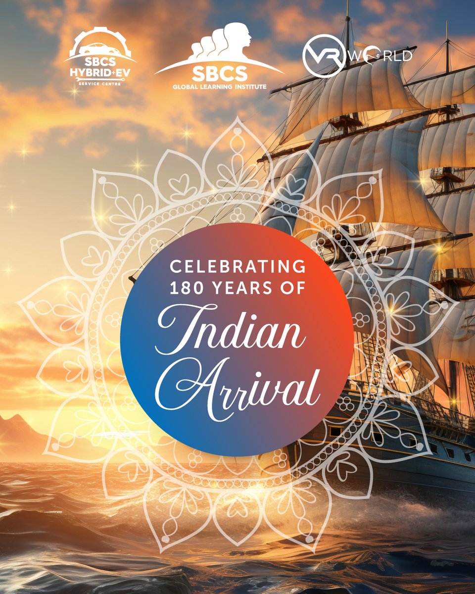 180 Years of Resilience, Culture, and Contribution: Indian Arrival in Trinidad and Tobago
On this historic occasion, SBCS GLI extends warmest congratulations to the Indian community as we commemorate 180 yrs. since the arrival of Indian indentured labourers to Trinidad and Tobago