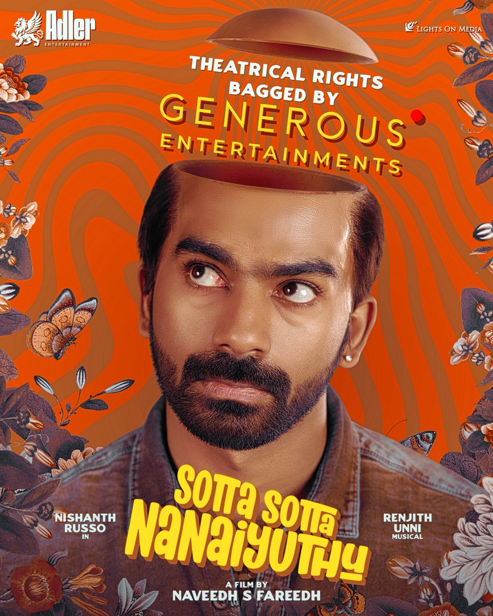 Varshini Venkat (@varshinivenkat_) on Twitter photo We shot it🎥. They’ll screen it🎞️.
Happy to have🍿 @generous_entertainments on board for theatrical distribution of Sotta Sotta Nanayithu!
#SottaSottaNanayithu #SSN - hitting theatres soon 🎬🛵💥
@generous_entertainments
<a href="/naveedhsfareed/">naveedhsfareedh</a>
<a href="/actornishanth/">Nishanth Russo</a>
<a href="/RajaMimicry/">Raja Elangovan</a>
#varshini We shot it🎥. They’ll screen it🎞️.
Happy to have🍿 @generous_entertainments on board for theatrical distribution of Sotta Sotta Nanayithu!
#SottaSottaNanayithu #SSN - hitting theatres soon 🎬🛵💥
@generous_entertainments
<a href="/naveedhsfareed/">naveedhsfareedh</a>
<a href="/actornishanth/">Nishanth Russo</a>
<a href="/RajaMimicry/">Raja Elangovan</a>
#varshini