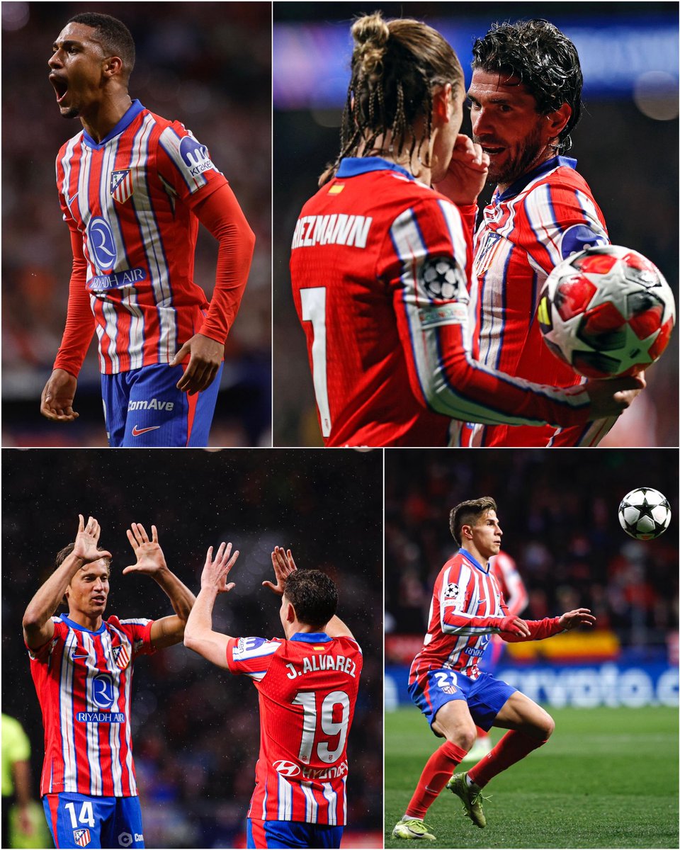 Atleti’s top assistants this season 🤝

1- De Paul &amp; Grizi: 9 
2- Llorente, Giuliano &amp; Lino: 8 
3- Julián Alvarez: 7