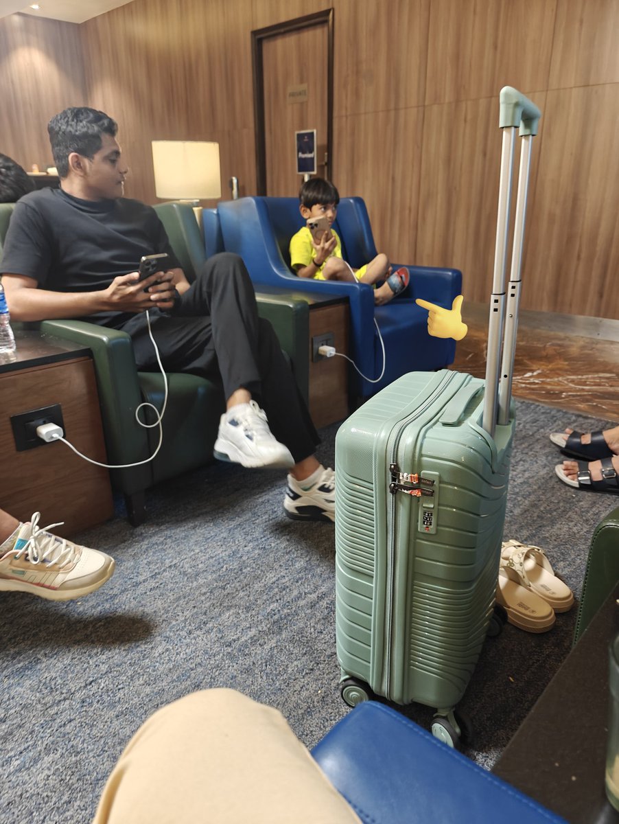 Gaurav Wankhede (@gauravwankhede) on Twitter photo Most Indians lack civic sense.
Scenes from India's premier New Delhi Airport lounge.
<a href="/DelhiAirport/">Delhi Airport</a> - why doesn't your staff at the encalm lounge ask passengers to not keep their feet on these chairs? Most Indians lack civic sense.
Scenes from India's premier New Delhi Airport lounge.
<a href="/DelhiAirport/">Delhi Airport</a> - why doesn't your staff at the encalm lounge ask passengers to not keep their feet on these chairs?