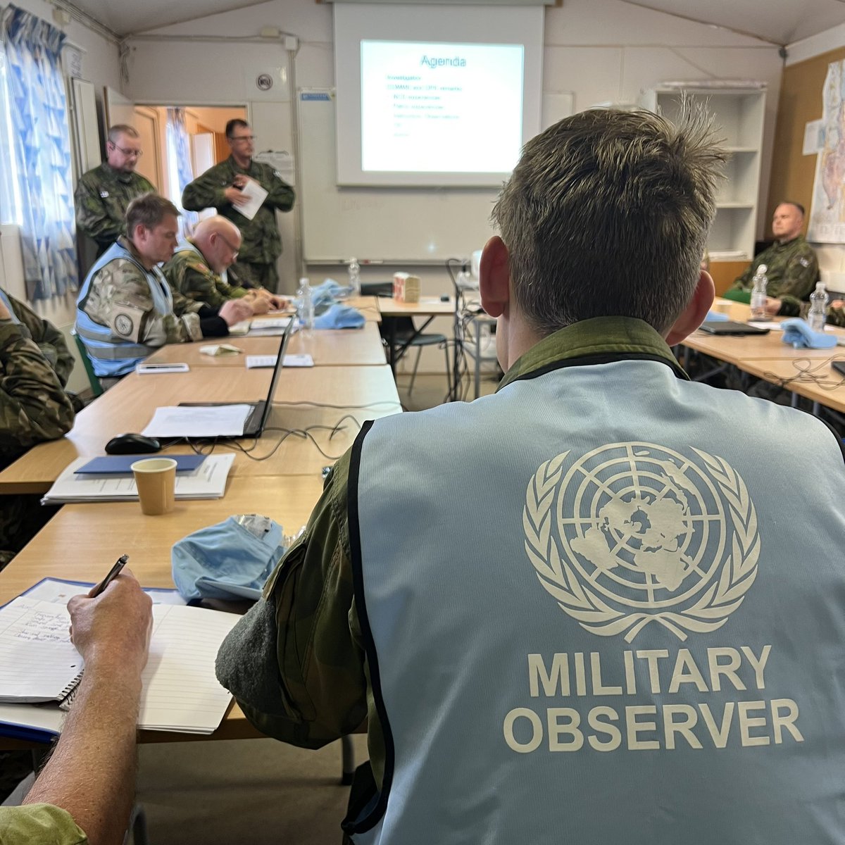 During 2nd week of #UNMOC the focus shifts to hands-on training in a simulated mission area. Junior UNMOs are honing their daily skills — from communication, patrolling, and reporting to mediation and negotiation — all while keeping safety front &amp; center! #unpeacekeeping #FINCENT