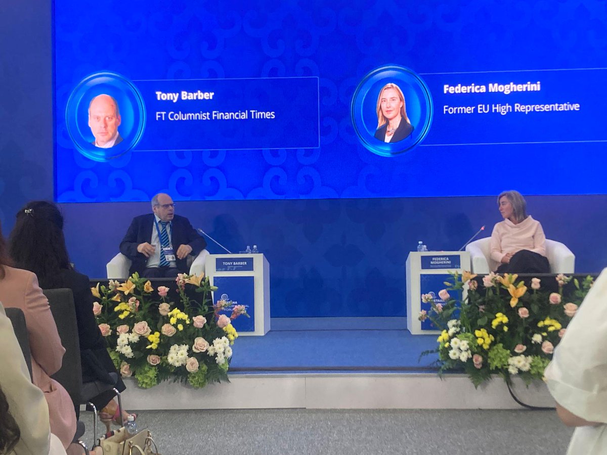 Astana International Forum (@astanaintlforum) on Twitter photo In a special one-on-one session today at #AIF2025, Federica Mogherini <a href="/FedericaMog/">Federica Mogherini</a> — Rector of the <a href="/collegeofeurope/">College of Europe</a> and Director of the European Union Diplomatic Academy — underscored the growing importance of regional ties, stating: “The relationship between the EU and Central In a special one-on-one session today at #AIF2025, Federica Mogherini <a href="/FedericaMog/">Federica Mogherini</a> — Rector of the <a href="/collegeofeurope/">College of Europe</a> and Director of the European Union Diplomatic Academy — underscored the growing importance of regional ties, stating: “The relationship between the EU and Central