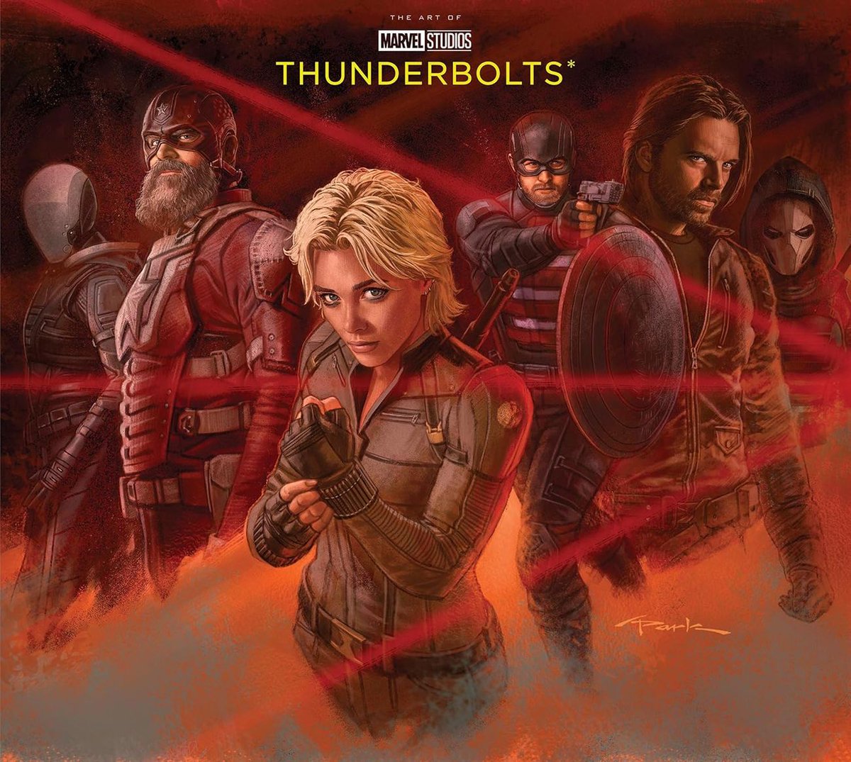 Here's the official cover for THUNDERBOLTS - THE ART OF THE MOVIE: