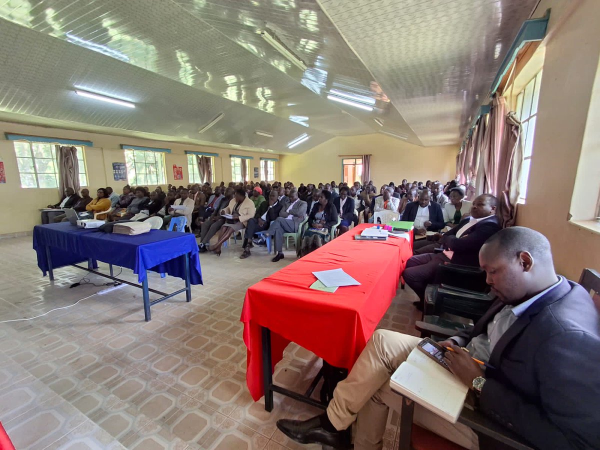 Privileged to address the Bomet East Academic Performance Improvement Meeting, a crucial gathering of school principals,director of studies,examiners, ministry of education official and kuppet leadership.