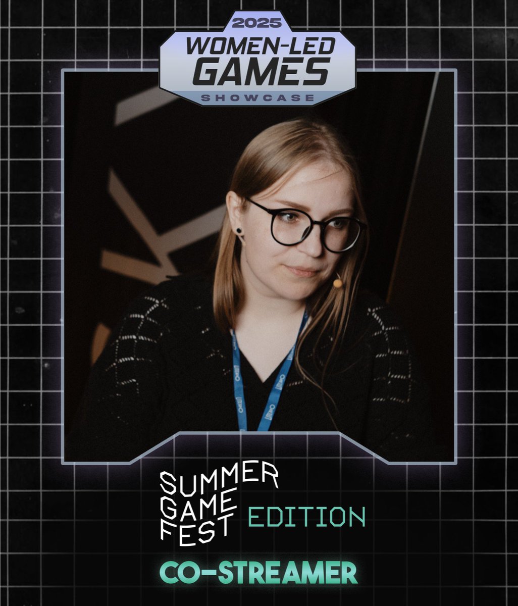 pasiklydauttv's tweet photo. Some more happy news!✨

I am an official co-streamer for the Women-Led Games Showcase #SummeGameFest Edition by @womenledgames on June 7th 10AM PT! 🫶 https://t.co/r0w2Uu1F4s