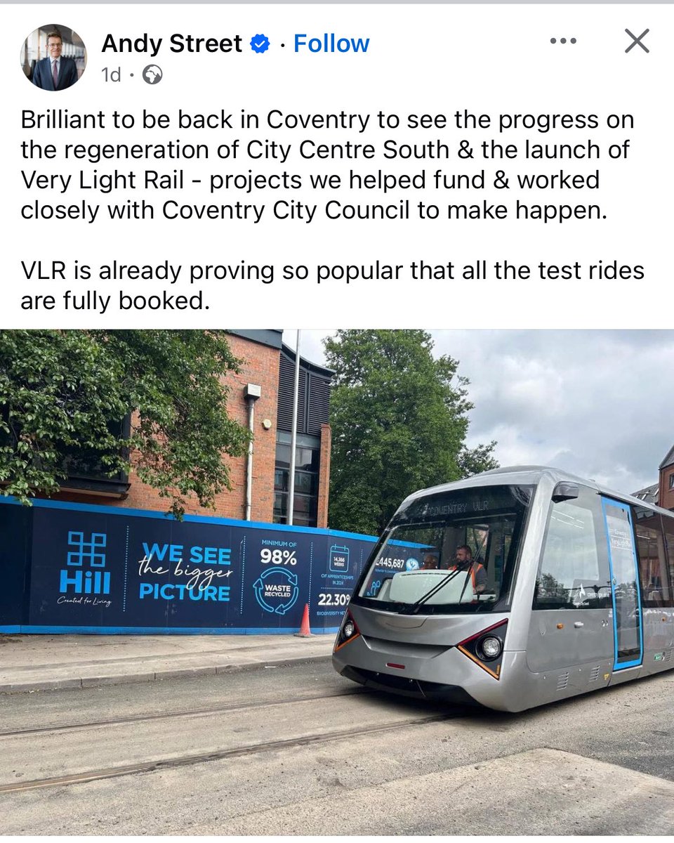 Even Coventry is more advanced than Bristol