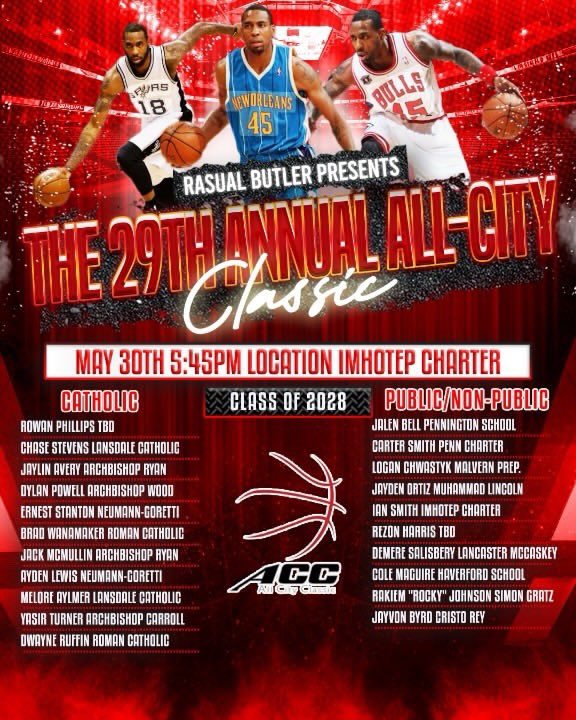 Rich Flanagan (@richflanagan33) on Twitter photo Huge night in Philadelphia as Imhotep Charter (<a href="/TepPanthers/">TepPanthers</a>) plays host to the 29th annual All-City Classic (<a href="/PhillyUSABBall/">All City Classic</a>). Players like <a href="/mir44rivera/">Derrick Morton Rivera</a>, <a href="/JordanDill_/">Jordan Dill</a>, <a href="/KoreyFrancis10/">Korey Francis</a>, <a href="/tylersutton2027/">Tyler Sutton</a>, <a href="/ziongreen05/">Zion Green</a>, <a href="/theycallmejay_3/">Jaylin Avery</a> & <a href="/jayvon_byrd13/">Jayvon Byrd</a> will take center stage Huge night in Philadelphia as Imhotep Charter (<a href="/TepPanthers/">TepPanthers</a>) plays host to the 29th annual All-City Classic (<a href="/PhillyUSABBall/">All City Classic</a>). Players like <a href="/mir44rivera/">Derrick Morton Rivera</a>, <a href="/JordanDill_/">Jordan Dill</a>, <a href="/KoreyFrancis10/">Korey Francis</a>, <a href="/tylersutton2027/">Tyler Sutton</a>, <a href="/ziongreen05/">Zion Green</a>, <a href="/theycallmejay_3/">Jaylin Avery</a> & <a href="/jayvon_byrd13/">Jayvon Byrd</a> will take center stage