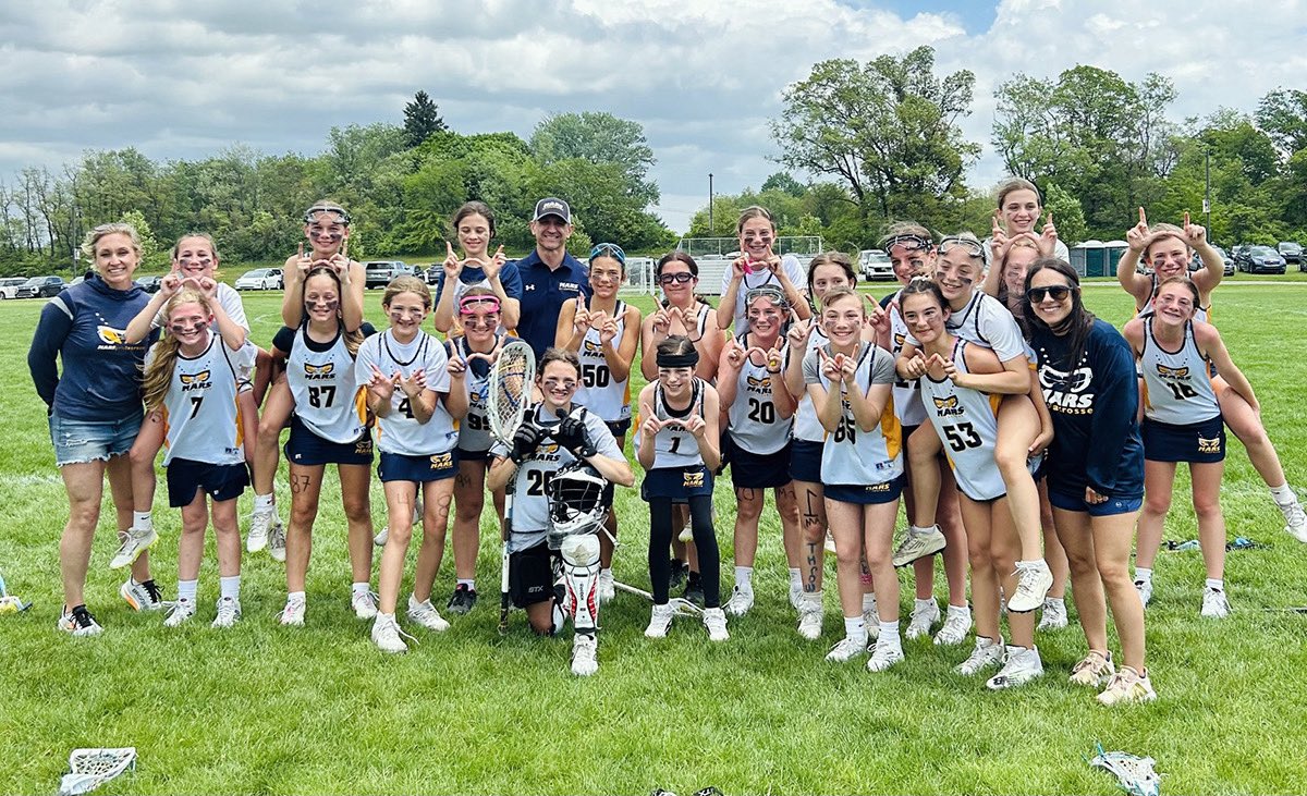 🥍🏆 Congratulations! The Mars Girls Youth Lacrosse Association’s U12 Team went undefeated to win the 2025 Gold League Tournament, held May 17 at Wright Fields at Veterans Park (Beaver Falls, Pa.). For more information, visit centennial.marsk12.org/apps/news/arti… #marsproud