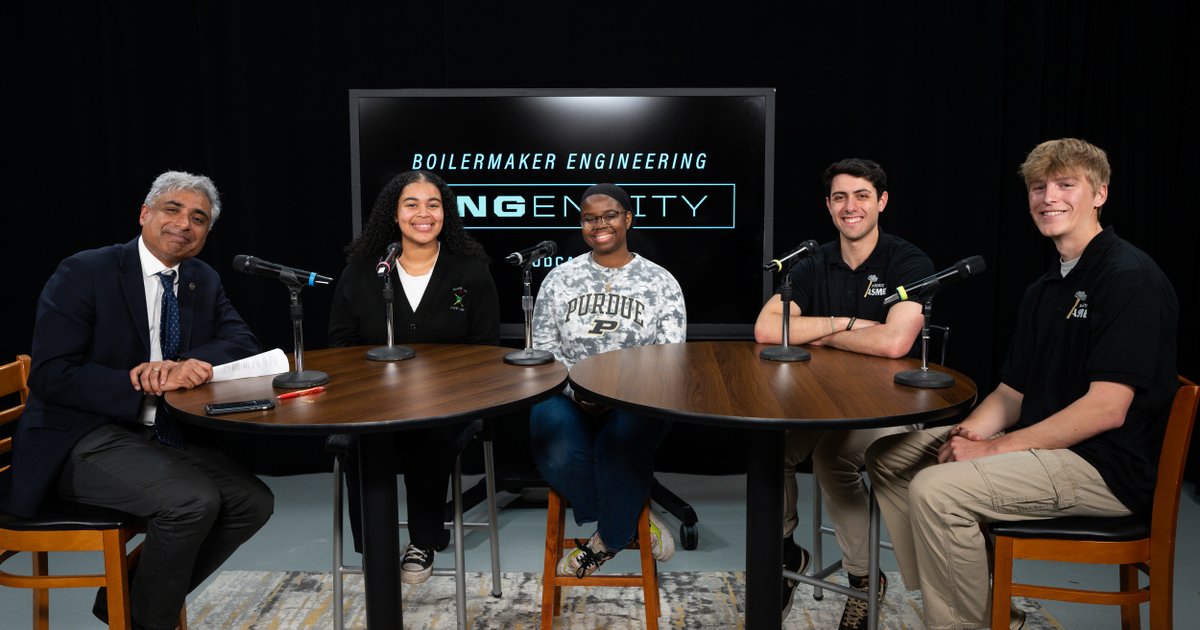 Purdue Engineering (@purdueengineers) on Twitter photo Our student organizations are a huge part of what we do!
Learn more about two groups that achieved major milestones this year: the <a href="/PurdueNsbe/">NSBE Purdue - Mother Chapter</a> chapter and the Purdue Grand Prix 🏁
Listen to latest episode of the Engenuity Boilermaker Engineering Podcast: bit.ly/3ZFzNvh Our student organizations are a huge part of what we do!
Learn more about two groups that achieved major milestones this year: the <a href="/PurdueNsbe/">NSBE Purdue - Mother Chapter</a> chapter and the Purdue Grand Prix 🏁
Listen to latest episode of the Engenuity Boilermaker Engineering Podcast: bit.ly/3ZFzNvh