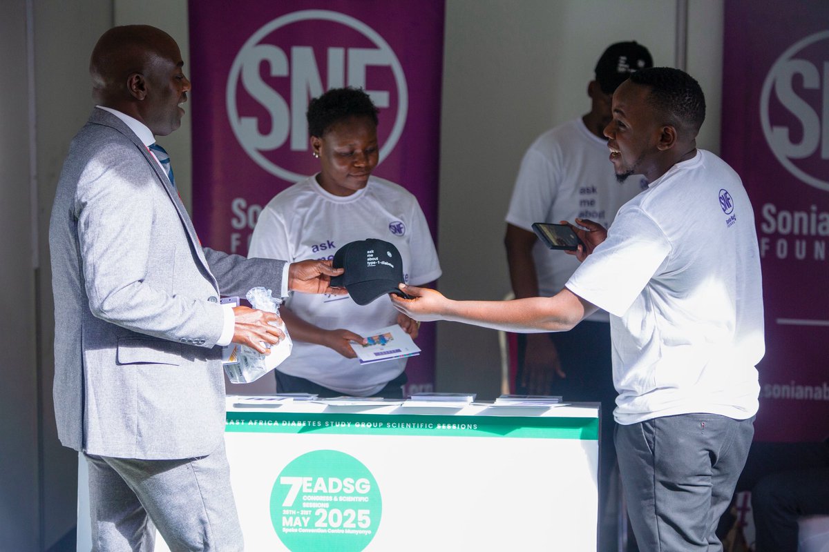 Sonia Nabeta Foundation (@sonianabetafdn) on Twitter photo WHEN ADVOCACY MEETS ACTION! When the President of the <a href="/UgandaDiabetes/">UgandaDiabetesAssociation</a> stops by your booth at <a href="/east_eadsg/">East Africa Diabetes Study Group (EADSG)</a> , you know the conversation is serious and solution-driven. Thank you for your championship💜#TogetherWeCan #T1DAfrica #SNF #T1D #Type1Diabetes #TypeOneNation #501c3 WHEN ADVOCACY MEETS ACTION! When the President of the <a href="/UgandaDiabetes/">UgandaDiabetesAssociation</a> stops by your booth at <a href="/east_eadsg/">East Africa Diabetes Study Group (EADSG)</a> , you know the conversation is serious and solution-driven. Thank you for your championship💜#TogetherWeCan #T1DAfrica #SNF #T1D #Type1Diabetes #TypeOneNation #501c3