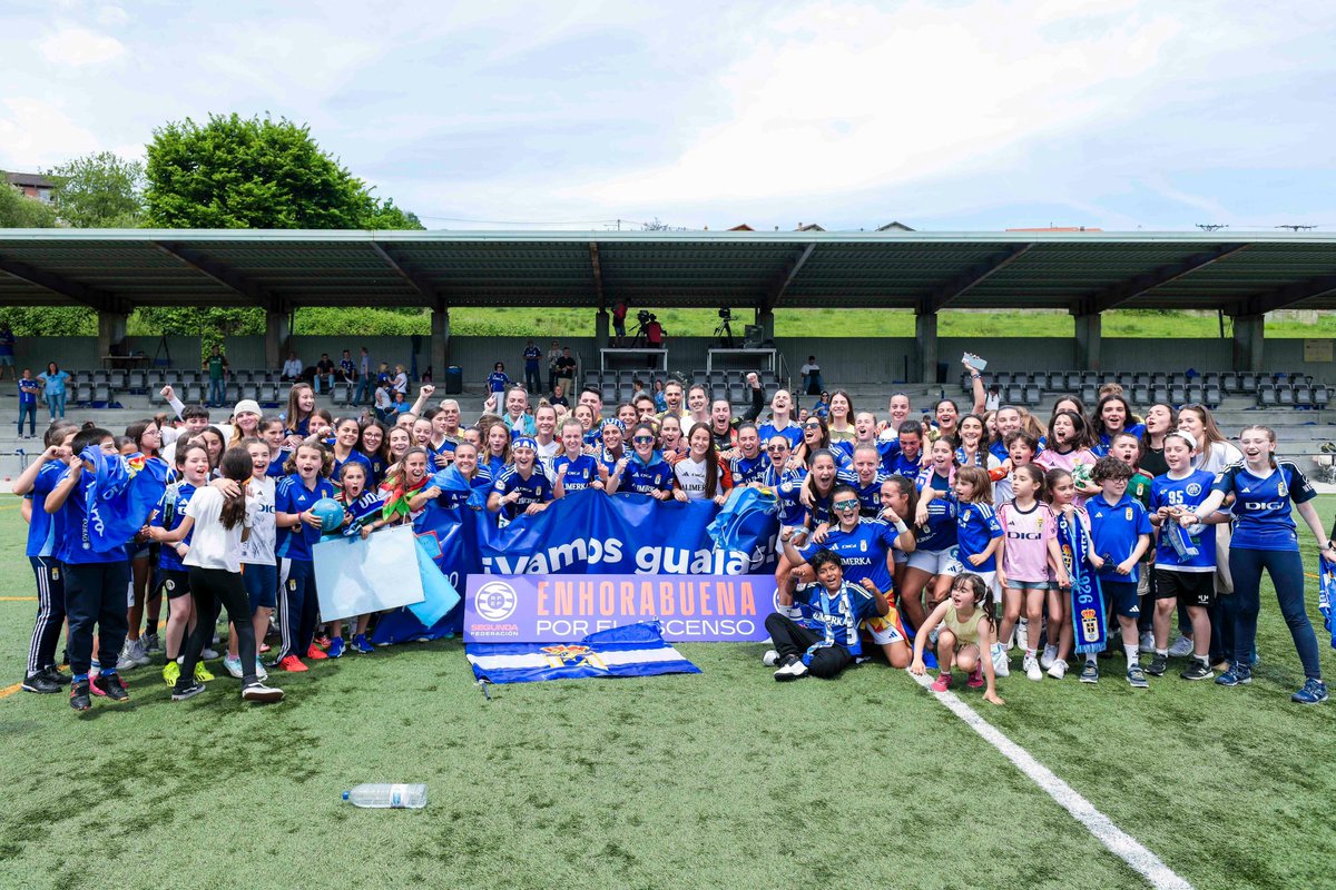 𝐄𝐬𝐭𝐞 𝐝𝐨𝐦𝐢𝐧𝐠𝐨 𝐯𝐞𝐧 𝐩𝐫𝐨𝐧𝐭𝐨 𝐚𝐥 𝐓𝐚𝐫𝐭𝐢𝐞𝐫𝐞

¡Tenemos que homenajear juntos al 𝐑𝐞𝐚𝐥 𝐎𝐯𝐢𝐞𝐝𝐨 𝐕𝐞𝐭𝐮𝐬𝐭𝐚 y al <a href="/RealOviedoFem/">Real Oviedo Femenino</a> por sus ascensos! 💙👏

#RealOviedo 🔵⚪️