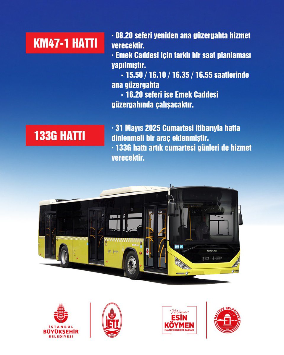 İlçemizde toplu ulaşımı daha verimli ve erişilebilir hale getirmek, komşularımızın ulaşım ihtiyaçlarına daha hızlı ve etkili çözümler sunmak için İETT ile iş birliği içinde çalışmalarımıza devam ediyoruz.