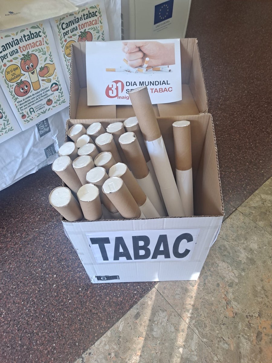 🚭💥 Dia Mundial Sense Tabac en el Departament de Salut de La Ribera (4)

Trenca l'hàbit. Trenca amb el tabac. 🙌

#HospitalLaRibera #DíaMundialSinTabaco #RompeElHábito #DejaElTabaco #SaludRespiratoria #Neumología
