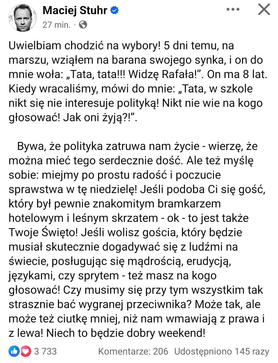 Stuhr...😒🙄

#Wybory2025 

#WyboryPrezydenckie2025