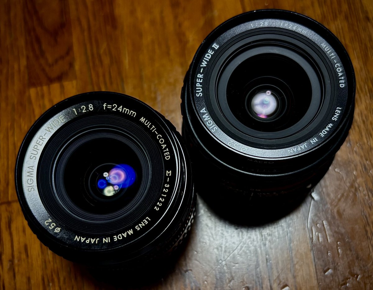 cy31kai's tweet image. カール兄さんからレンズが届きました…SIGMA SUPER-WIDE Ⅱ 24mm f2.8 Kマウントです。Ⅰ型のコンタックスマウントを持ってますが、良いレンズでこれからの撮影が楽しみです。
#シグマレンズ #SIGMALENS #24mmレンズ