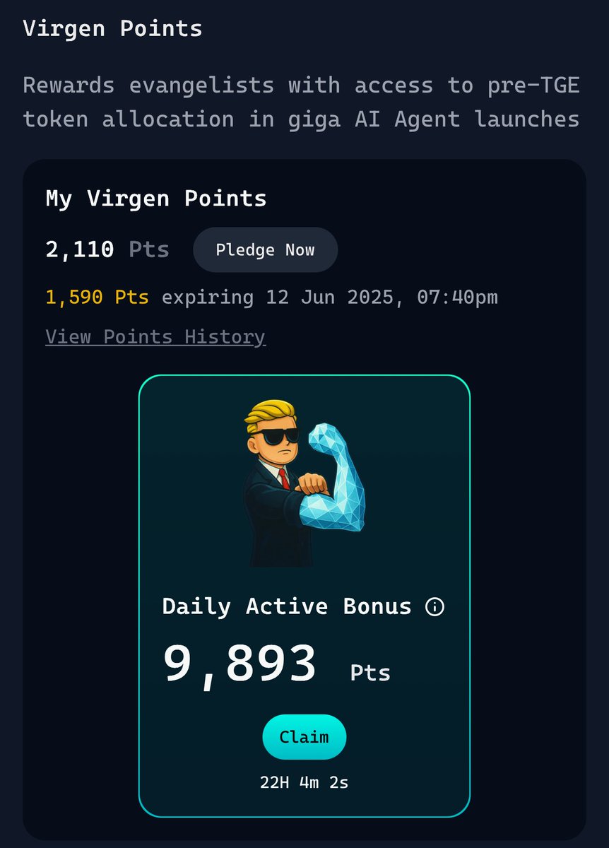 0xKai (@0xkai_) on Twitter photo Huge spike compared to the usual 1k i get daily
<a href="/virtuals_io/">Virtuals Protocol</a> saw the grind and say go get emβ boi
Baby steps Huge spike compared to the usual 1k i get daily
<a href="/virtuals_io/">Virtuals Protocol</a> saw the grind and say go get emβ boi
Baby steps