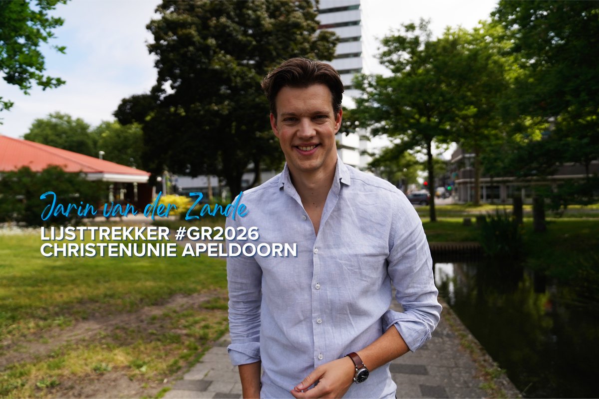 Het bestuur van de ChristenUnie Apeldoorn draagt Jarin van der Zande met overtuiging voor als lijsttrekker voor de gemeenteraadsverkiezingen in maart 2026. 💙 🥳 🎂   Meer lezen? apeldoorn.christenunie.nl/blog/2025/05/3…