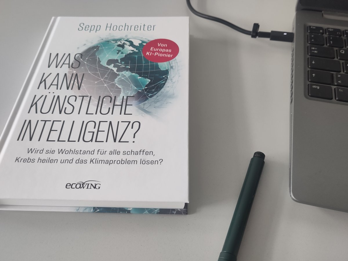 Recommended read for the weekend: Sepp Hochreiter's book on AI!

Lots of fun anecdotes and easily accessible basics on AI!

beneventopublishing.com/ecowing/produk…