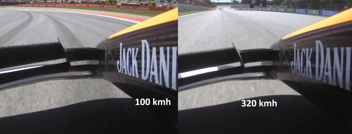 cytrusf1's tweet photo. Spain vs Imola McLaren front wing. 

Huge difference https://t.co/HMsFaEEsEL