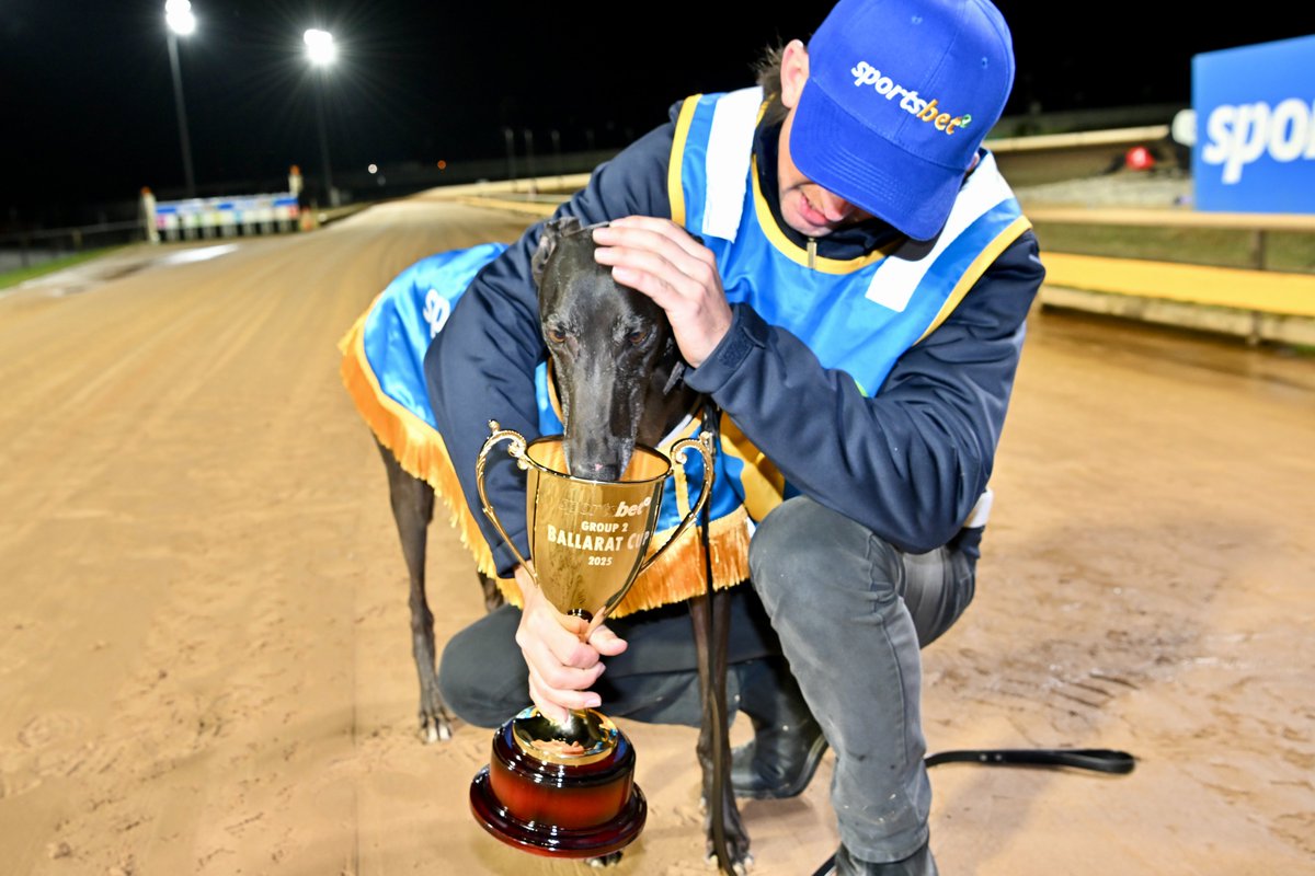 No doubters after Explicit's performance in his second Ballarat Cup win tonight! 

FULL STORY | grv.org.au/news/2025/05/3…