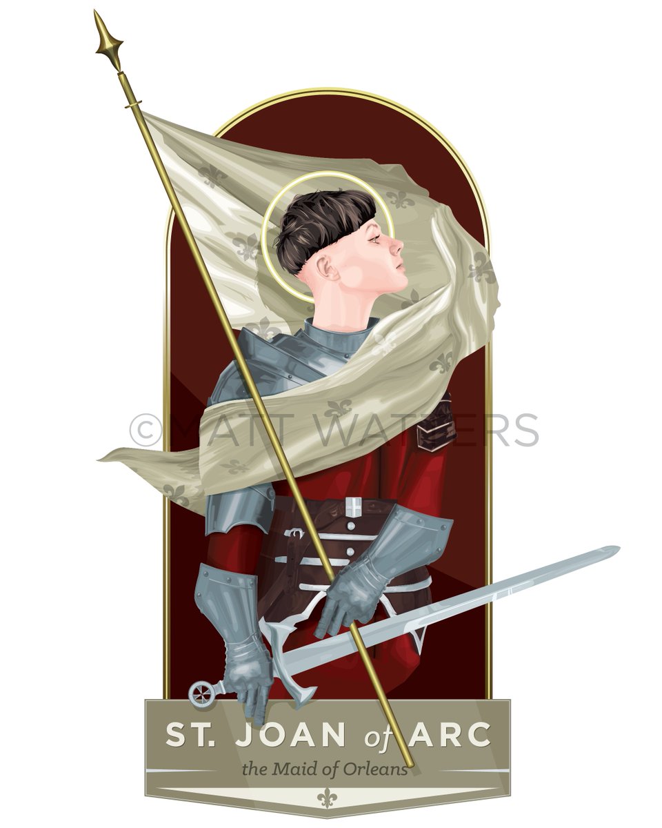 It's St. Joan of Arc's feast day! Are you following a call? St. Joan, pray for us! #JoanOfArc #FeastDay  <a href="/SrTeresam/">SR TERESA 🇨🇦🇨🇦🇨🇦🔥</a>