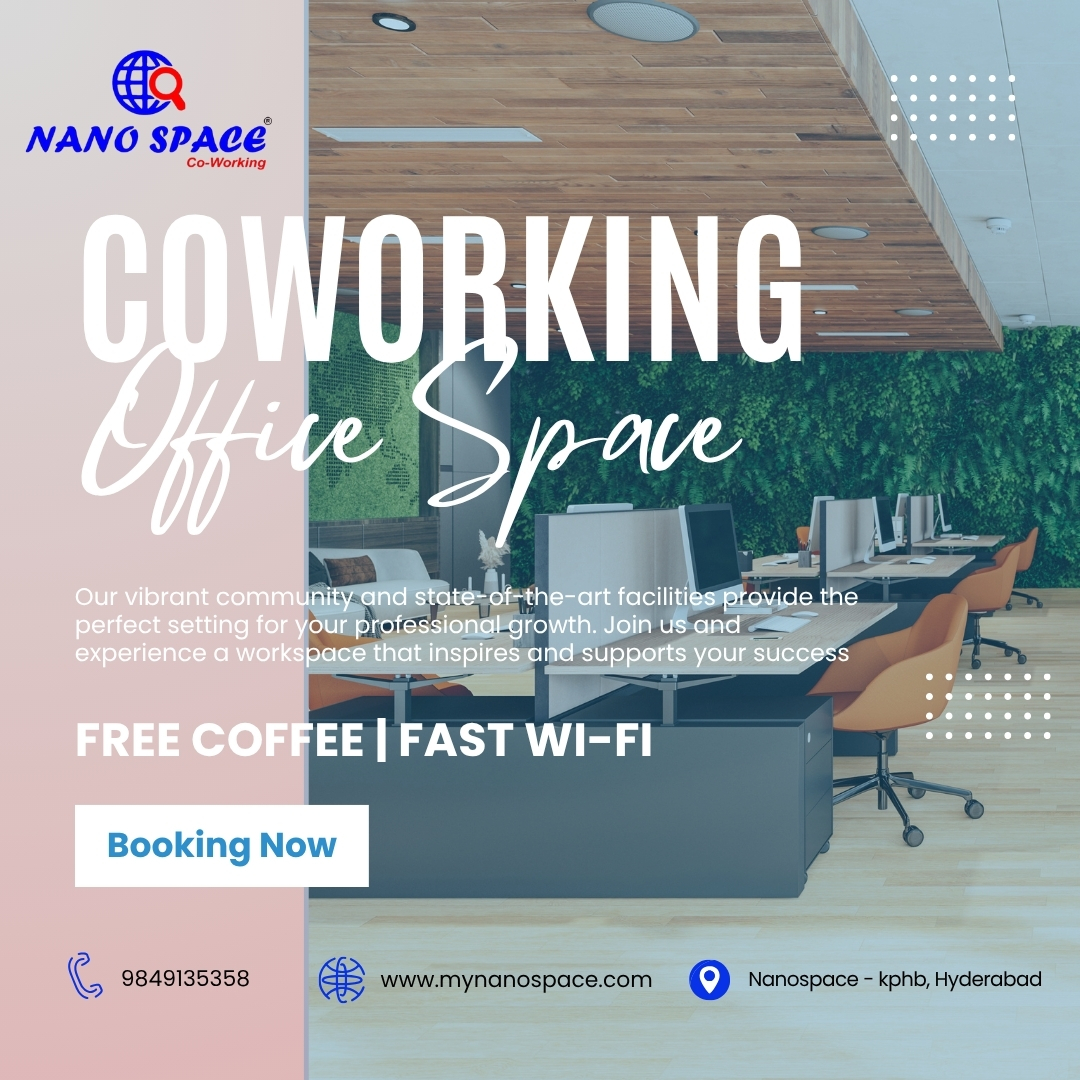 nanospacehyd's tweet photo. #CoworkingSpace #HyderabadStartups #KPHBCoworking #NanospaceHub #WorkFromHere #SharedOfficeSpace #EntrepreneurLife #FreelancerFriendly #StartupCulture #HybridWork #CreativeSpaces #WorkSmart #OfficeGoals #CollaborationZone #HyderabadWorkspaces #18PlusAmenities https://t.co/KPH5QWPKQ6