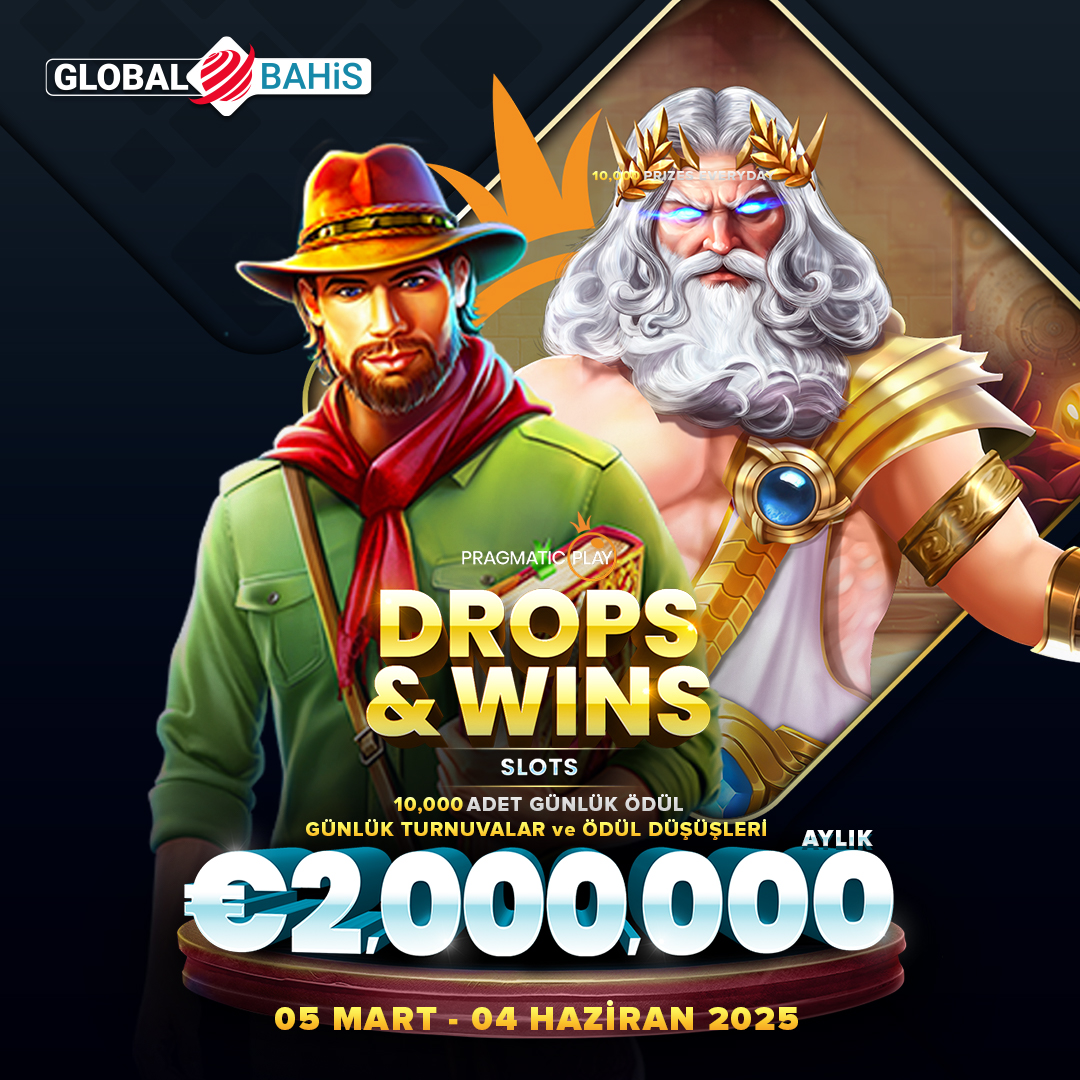 🎰 Drops &amp; Wins Turnuvası Devam Ediyor!
🔥 €2.000.000 Ödül Havuzu
💸 Anlık Ödül Düşüşleri
🏆 Günlük Turnuvalar
💶 10.000+ Günlük Ödül

🎯 Sadece Pragmatic Play oyunlarında

💥 4 Haziran'a kadar katıl, kaçırma!🔥
📌tinyurl.com/GlobalBahis-Tw…