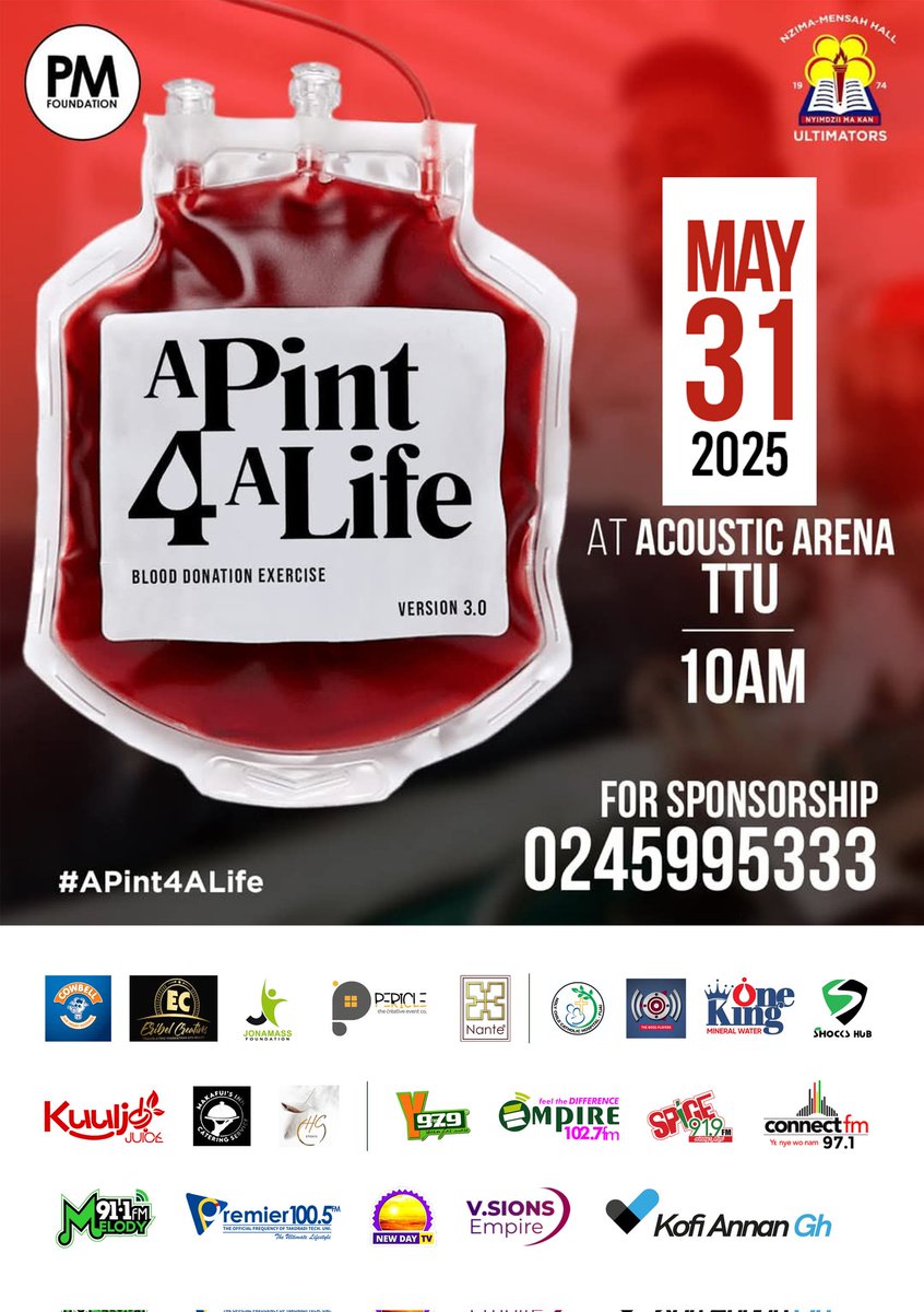 PmTheFinestMc's tweet photo. #Apint4ALife ... Version 3.0 ♥️
@PM__Foundation × Nzima Mensah Hall ✊🏿
Tomorrow, 10 am behind TTU Nzima Hall. See ya'll 🙏🏿
Come and donate a pint of blood to save a life tomorrow. ♥️
#PM_Foundation : Service To Humanity
#PMfoundation #Blooddonation #UpnessStill #Blaklaaa ♥️ https://t.co/ofvw0hz58B