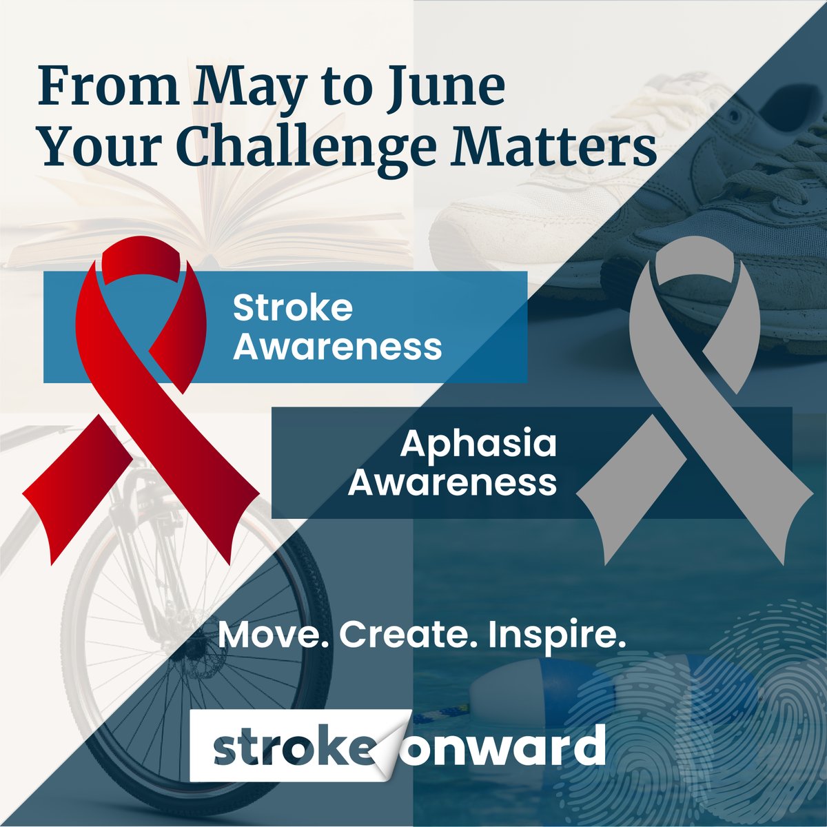 StrokeOnward's tweet photo. May ends, but the movement continues.
Stroke and Aphasia Awareness — through June 30.
🌐 Join the challenge: https://t.co/HxvbvQX7G3
#StrokeAwarenessMonth #AphasiaAwarenessMonth #StrokeRecovery #StrokeOnward https://t.co/OIeIkTK7pJ