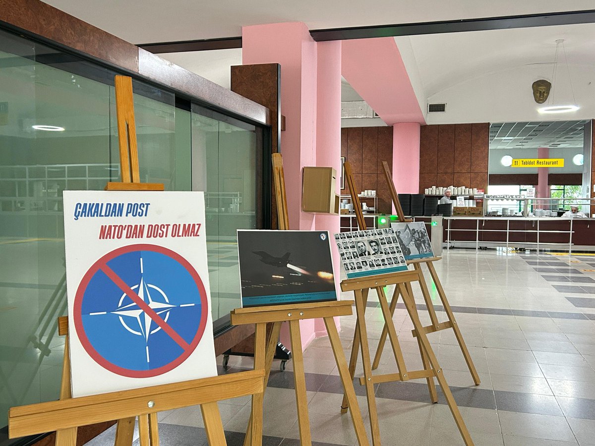 mskudusncekitap's tweet photo. Muğla Sıtkı Koçman Üniversitesi Düşünce ve Kitap Topluluğu, olarak kampüs içerisinde "Türkiye Düşmanı NATO'nun Suçları" Sergisi açtık https://t.co/fliA3cFKqZ