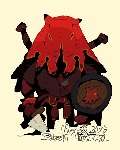 hiziri_pro's tweet image. Flapjack Octopus Knight.
You can watch videos of this and several other illustrations if you support the site below.
Posted a picture to the patreon. Full size JPG and PSD and video can be downloaded according to the amount of support. patreon.com/satoshi_matsuu…
#creaturedesign