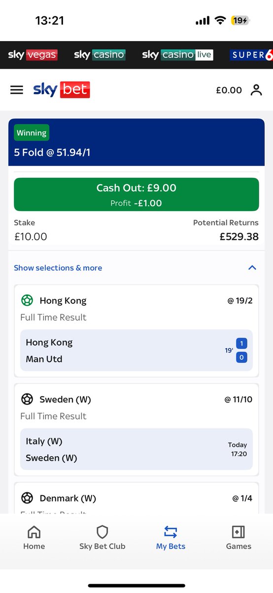 <a href="/SkyBet/">Sky Bet</a> <a href="/SkyBetHelp/">Sky Bet Help</a> I put this accumulator on for freeze and it’s not letting me freeze
