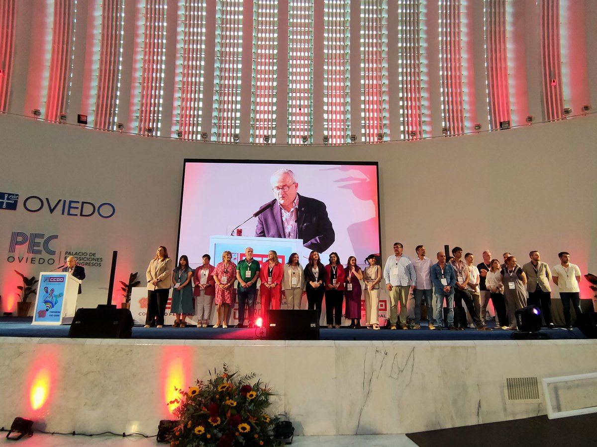 ✊ Enhorabuena y muchos éxitos a nuestro Secretario General <a href="/Humberto_mb/">HumbertoMuñozBeltrán</a> a la Comisión Ejecutiva y al nuevo equipo entrante de la <a href="/fssccoo/">FSS-CCOO</a>