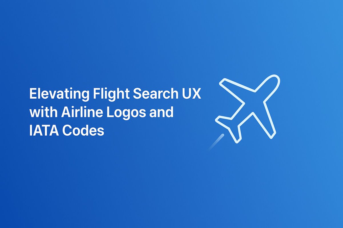 AirHex's tweet photo. What’s missing from most flight search UIs?

🛫 Airline logos.
✈️ IATA codes.

They build trust. Speed up bookings. Drive more revenue.

We broke it down: UX, product, and API tactics 👉 https://t.co/3iHmb5d8Eo

#UX #TravelTech #ProductDesign #IATA #Airhex https://t.co/tPynoeEUiV