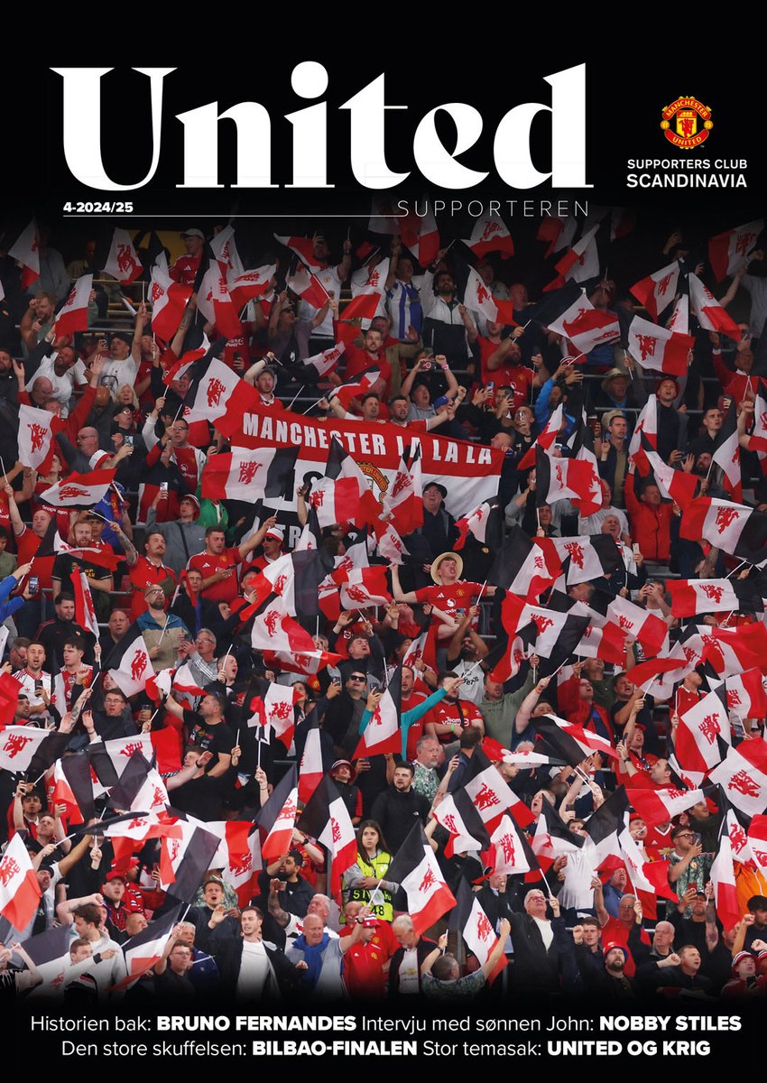 Siste utgave med mitt navn som redaktør for United-Supporteren er nå i trykken. Medlemsbladet leverer selv om laget kanskje ikke gjorde det. 132 sider som vanlig, mye bra lesestoff ⁦<a href="/unitedno/">united.no</a>⁩