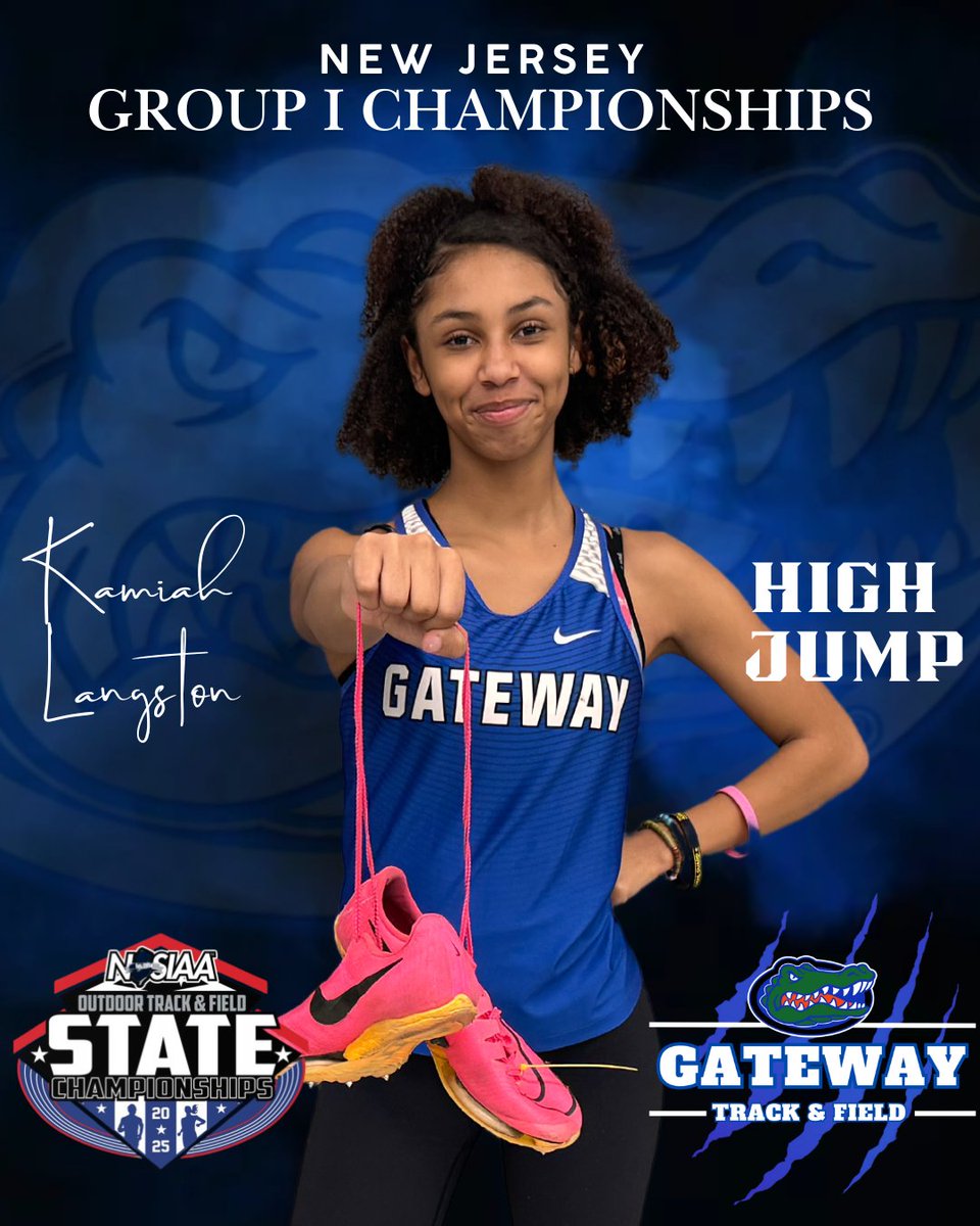 Meet the State Qualifiers:

Kamiah Langston '28
Event: High Jump

PR: 4'10
11th Seed in NJ Group I

Preferred McDonald's Order: 10 Piece Nuggets, fries, Sprite, with a side of ranch sauce.  

#WeAreGateway
#BeGatorGreat
<a href="/GRHSGators/">Gateway Athletics</a> 
<a href="/McDonalds/">McDonald's</a>