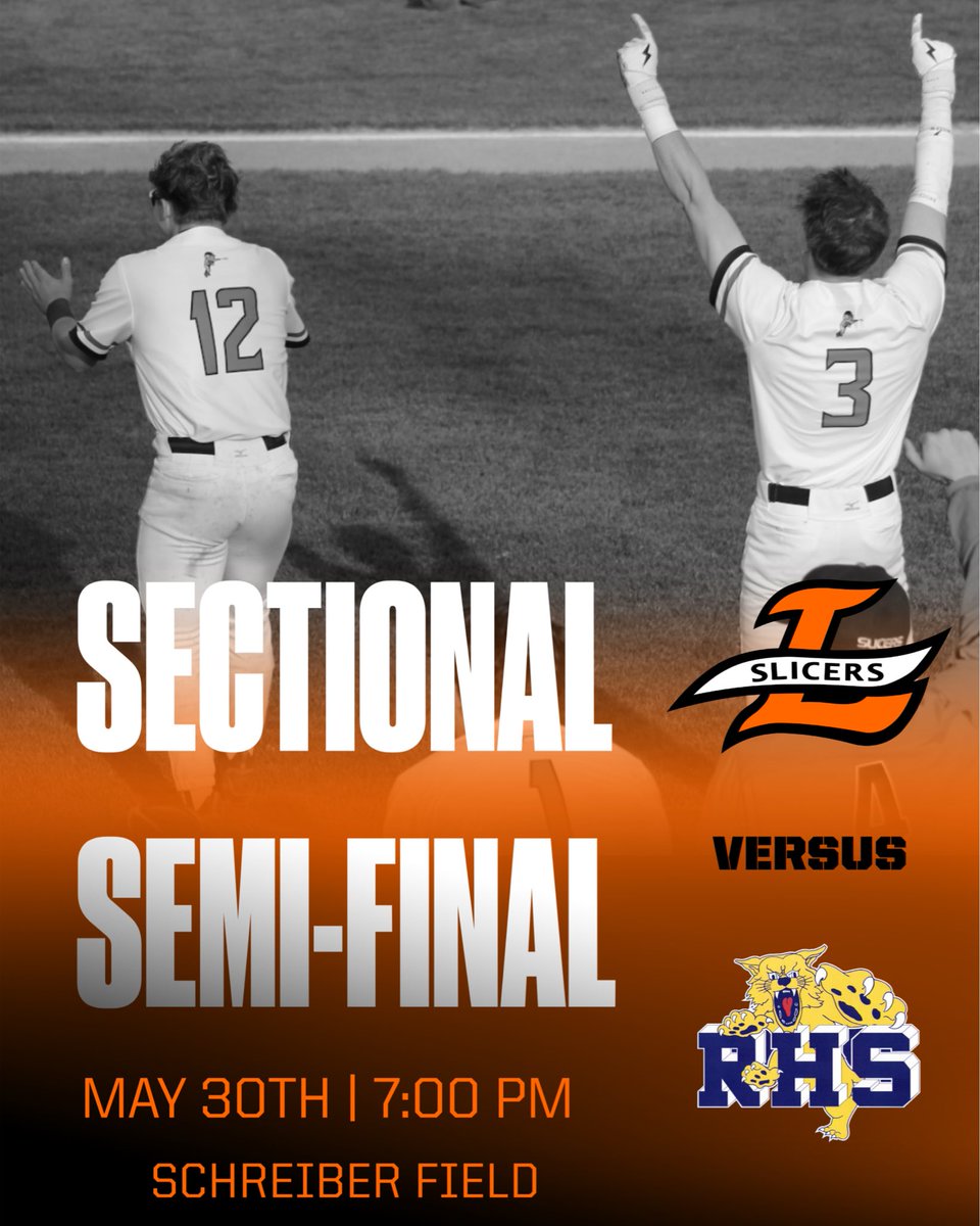 Game 1 of Sectionals tonight at the Screib!